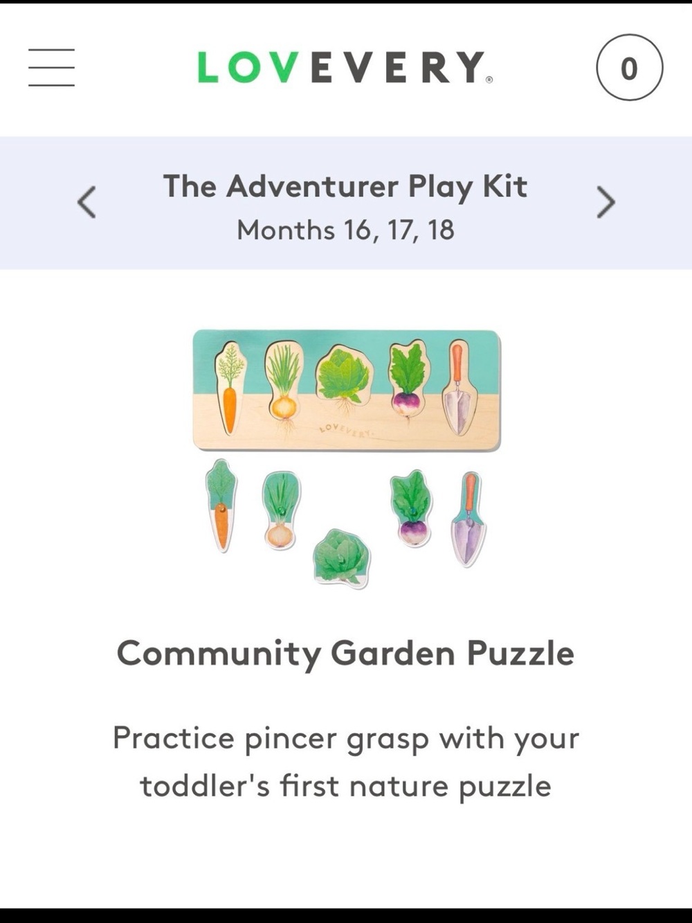 Lovevery Garden Puzzle